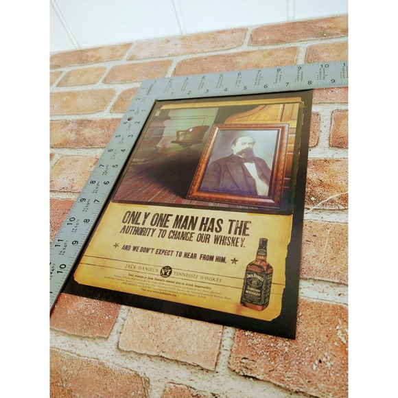 2001 Jack Daniels‎ Print Ad Rustic Portrait Whiskey Authority Old No. 7 - Picture 4 of 8